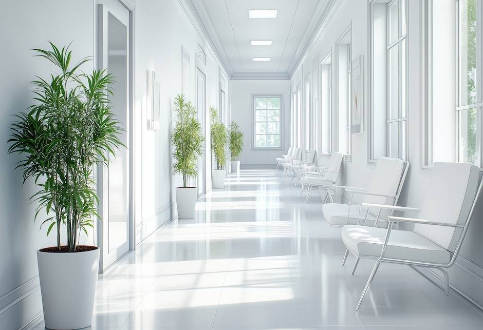 機能性と効率性を追求した院内レイアウト